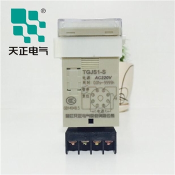 天正 TGJS1-S 数显时间继电器 DH48S JSS48A 220v 24V 带暂停复位